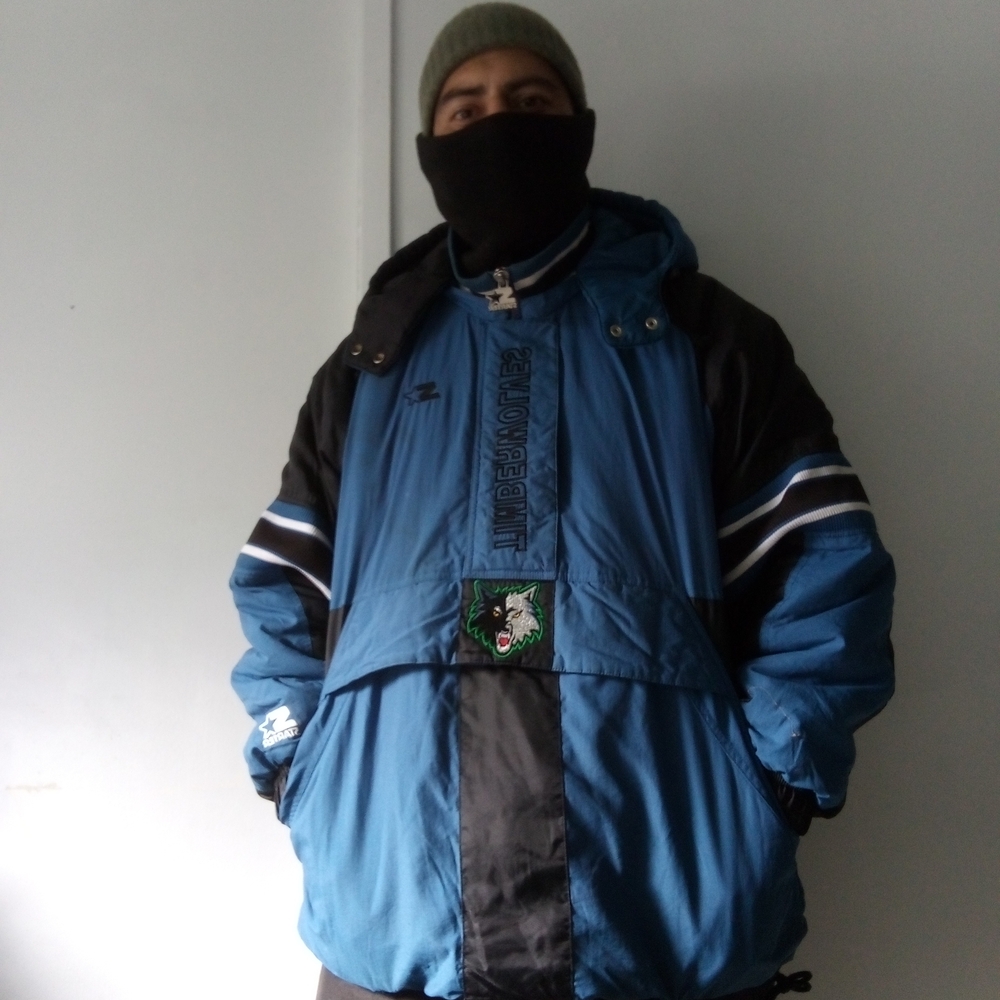 STARTER Blue and Black Men's Jacket